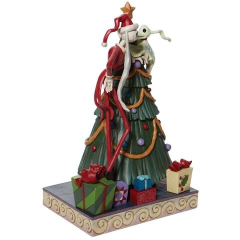 Statuette Disney Tradition - L'etrange Noel De Mr Jack - Santa Jack With Zero